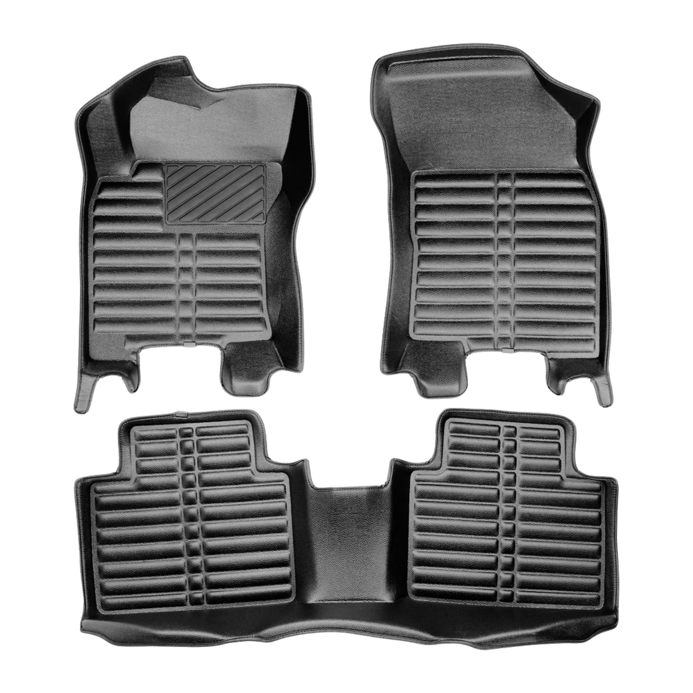 5D Premium Auto Fussmatten TPE Set passend für Nissan X-Trail (3.Gen) Baujahr 2014-2021 2