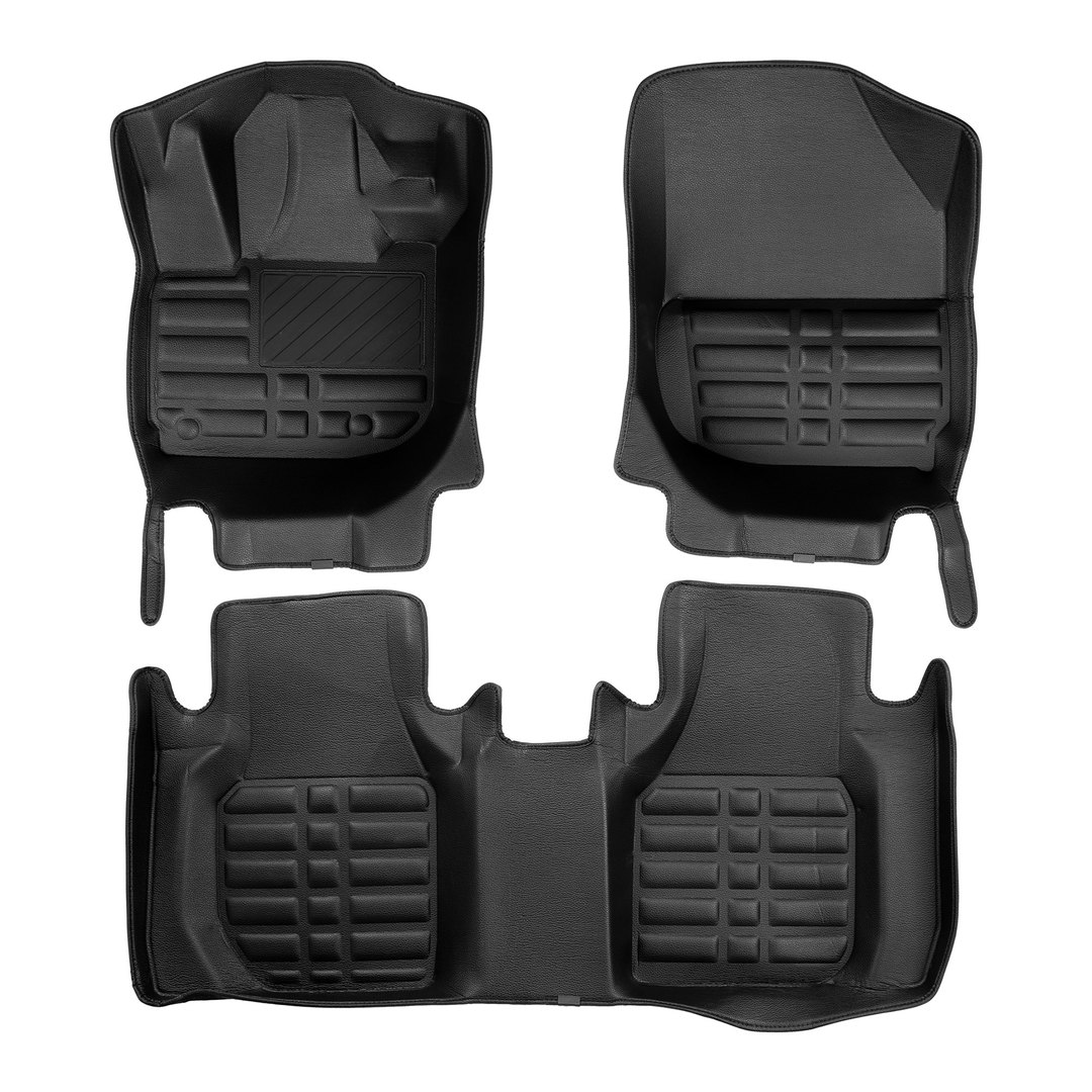 5D Premium Auto Fussmatten TPE Set passend für Honda Jazz ( New Fit ) Baujahr ab 2020 2