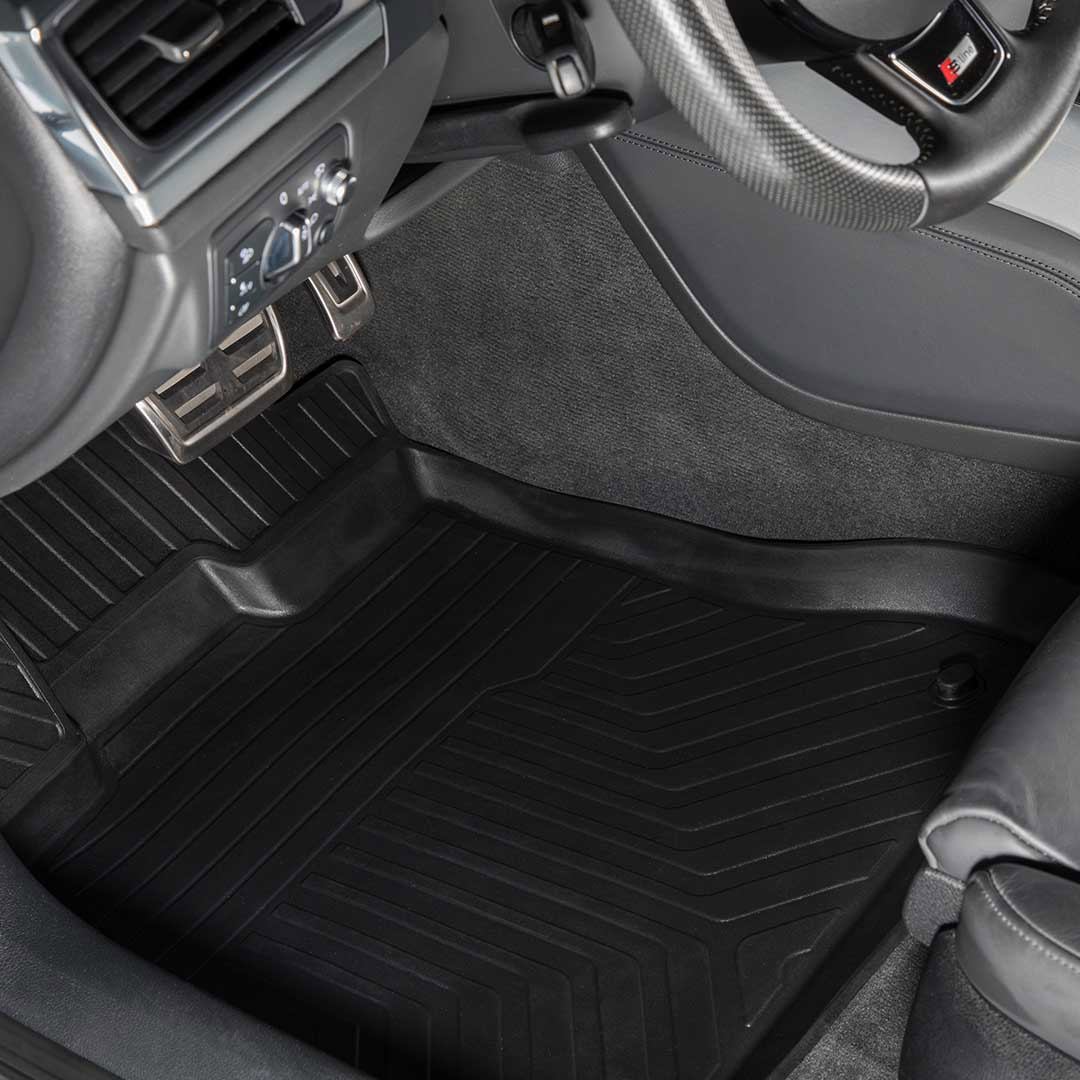 3D Premium Gummi Auto Fussmatten Set Passend für VW Scirocco Baujahr 2014-2017 10