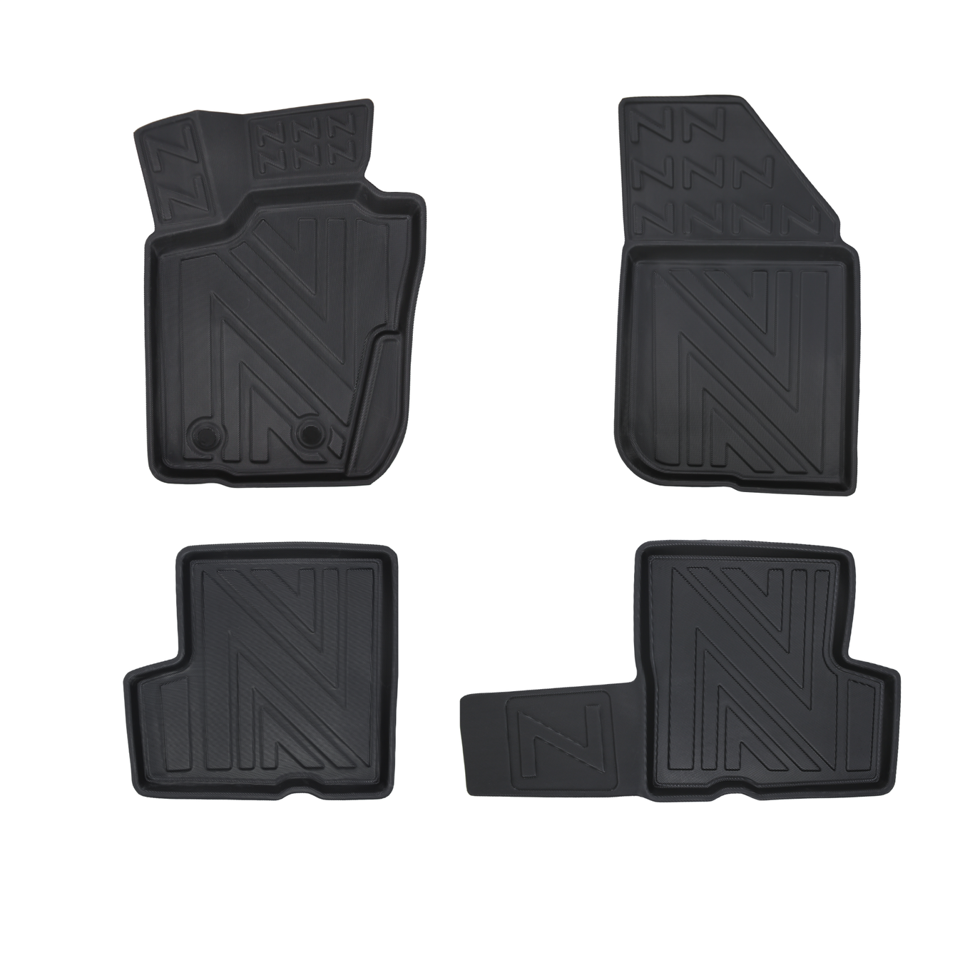 3D Auto Fussmatten Set passend für Dacia Duster 4x4 Baujahr 2010-2017 1