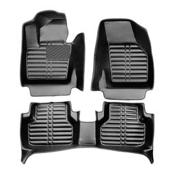 5D Premium Auto Fussmatten TPE Set passend für Audi Q3 (1.Gen) Baujahr 2011-2018 thumbnail