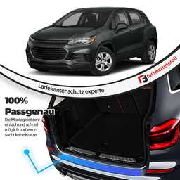 Ladekantenschutz aus Edelstahl Chrom mit Abkantung Kompatibel für Chevrolet Trax Baujahr 2011 thumbnail