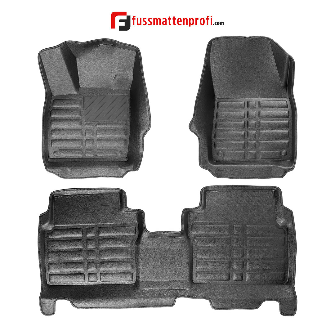 5D Premium Auto Fussmatten TPE Set passend für VW ID6 Baujahr ab 2021 2