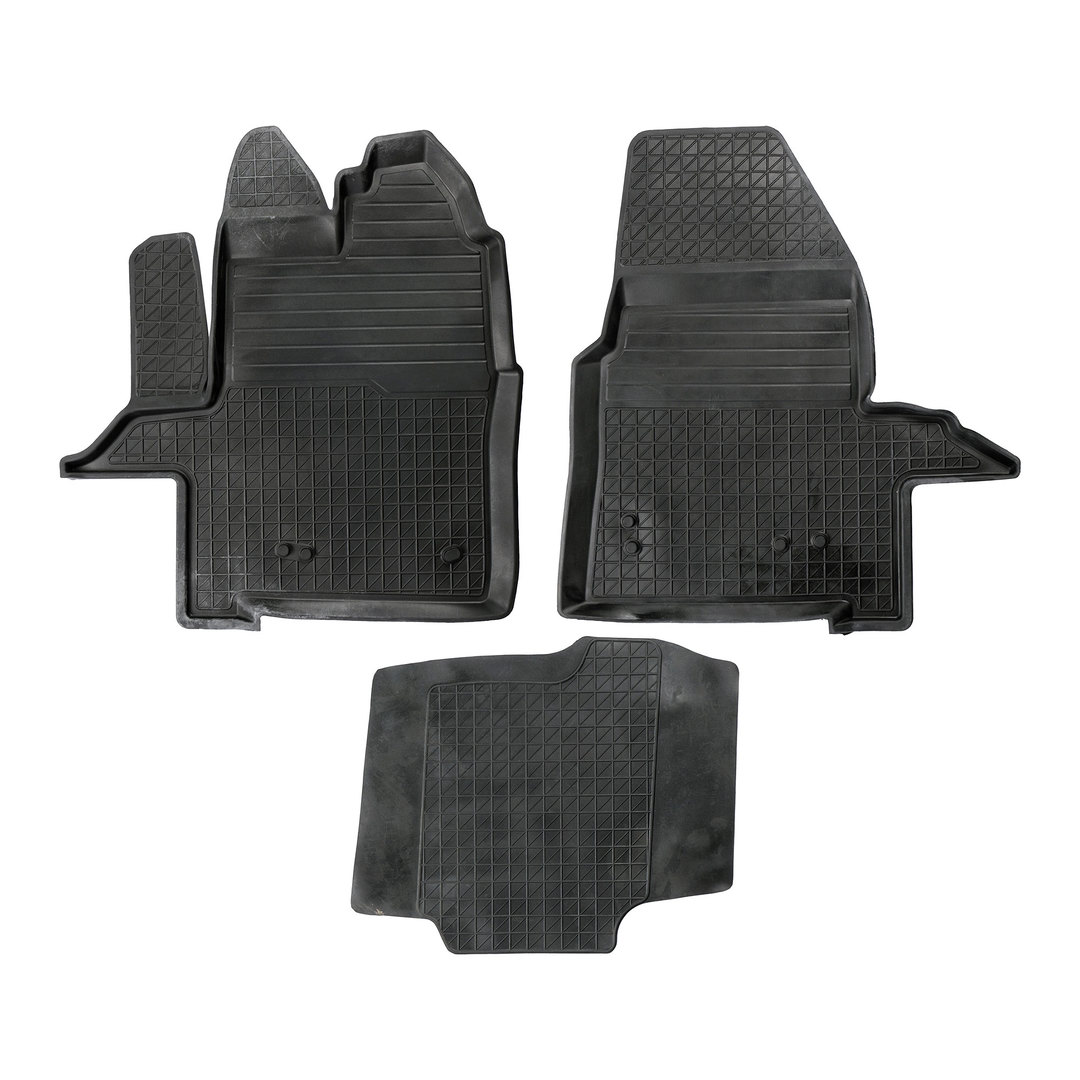 3D Premium Gummi Auto Fussmatten Set Passend für Ford Tourneo Custom Baujahr ab 2012 2