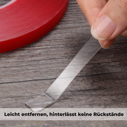 VHB Doppelseitiges Transparentband unsichtbares Klebeband Für Innen- & Außenbereich 25mm x 5m thumbnail