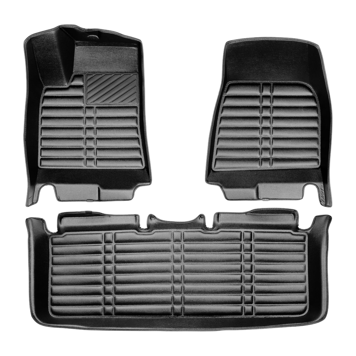 5D Premium Auto Fussmatten TPE Set passend für Tesla Model S Baujahr ab 2012 2