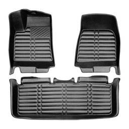 5D Premium Auto Fussmatten TPE Set passend für Tesla Model S Baujahr ab 2012 thumbnail