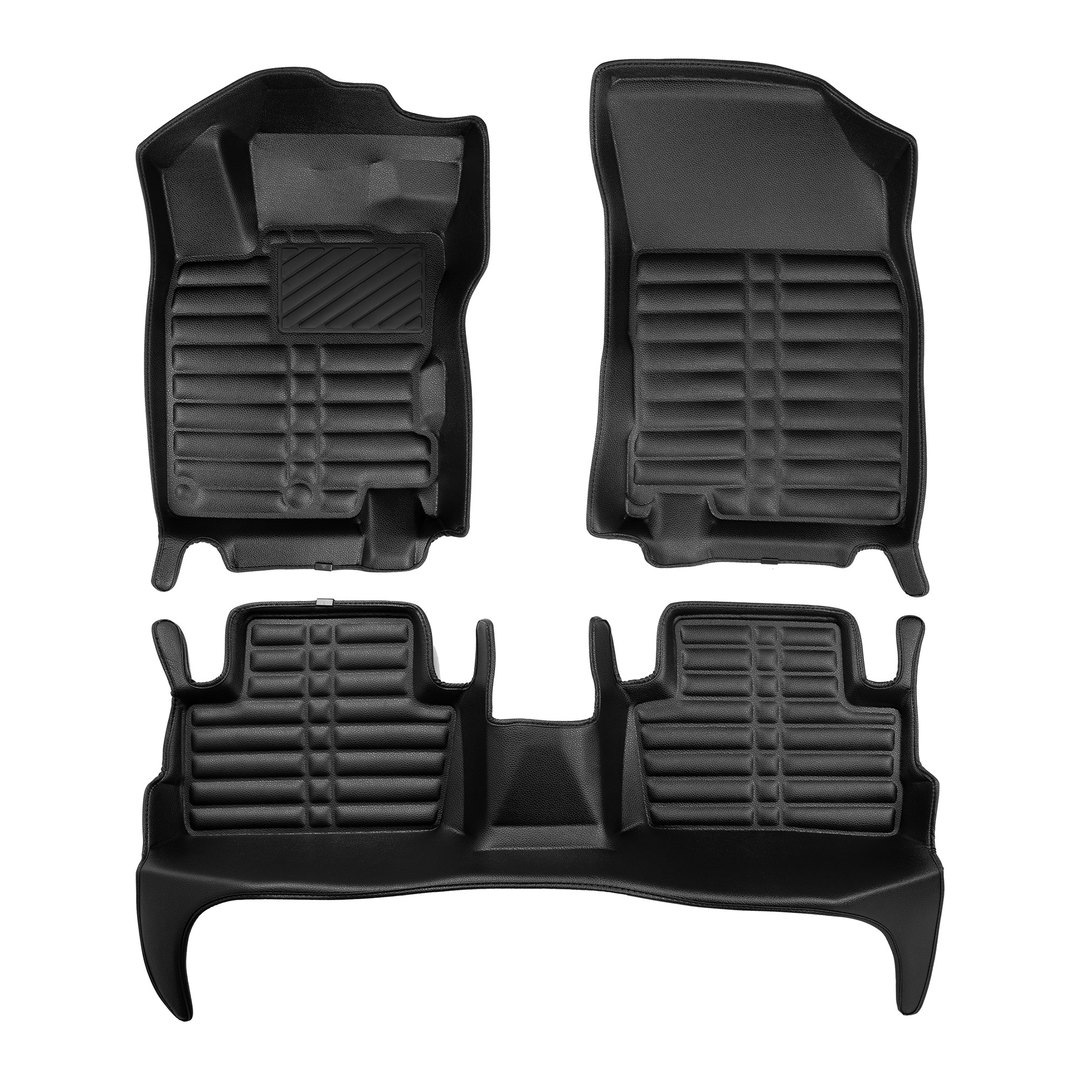 5D Premium Auto Fussmatten TPE Set passend für Nissan Qashqai (2.Gen) Baujahr 2013-2021 2