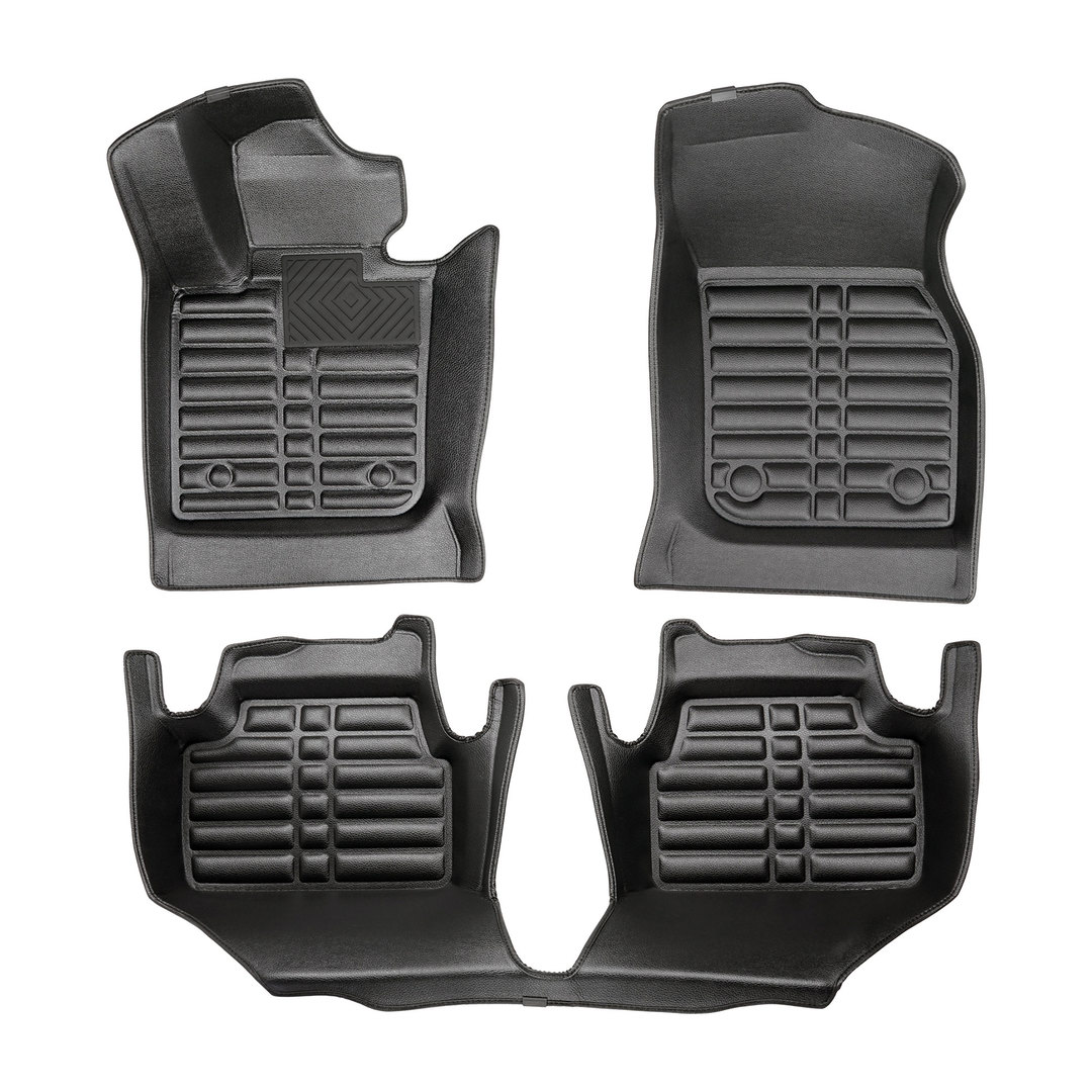 5D Premium Auto Fussmatten TPE Set passend für Mini Cooper F55 (3.Gen) (5 Türig) Baujahr ab 2014 2