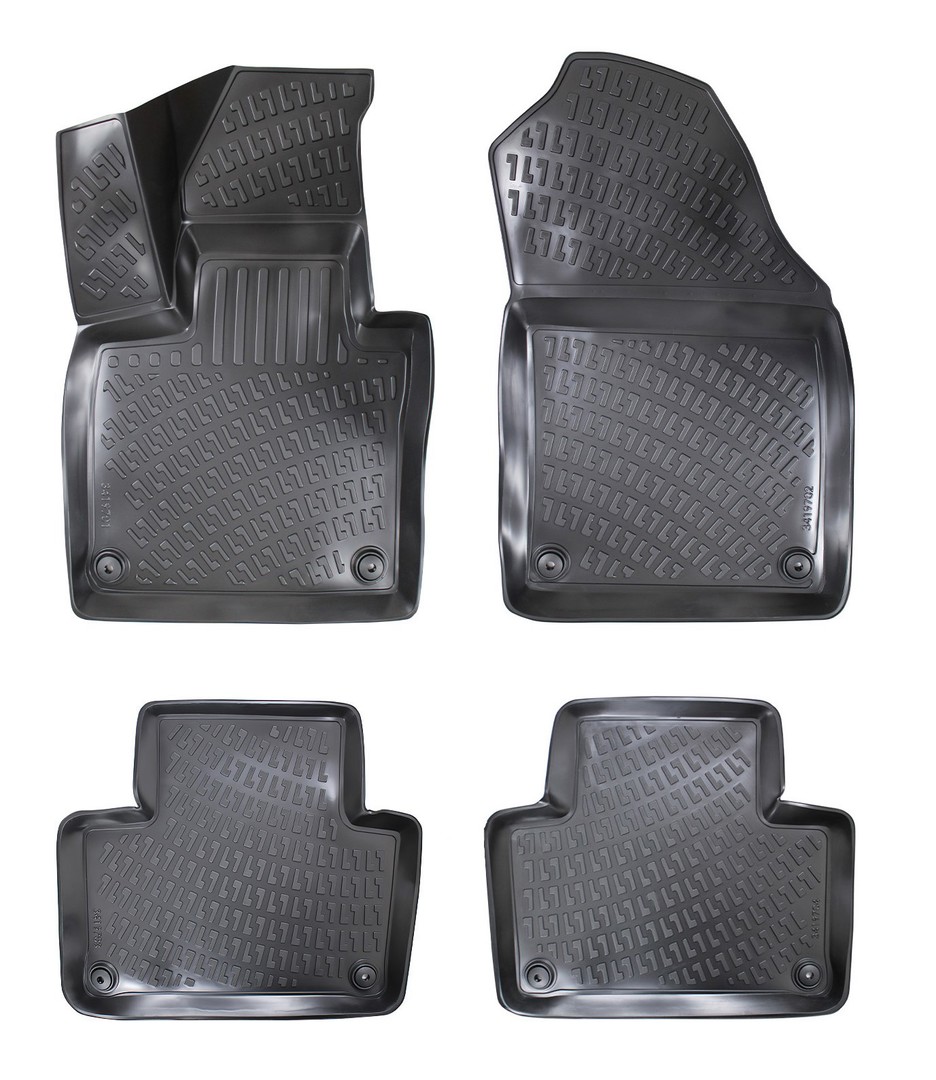 3D Auto Fussmatten Set passend für Volvo XC-90 HYBRID (2.Gen - XC90) Baujahr ab 2015 2