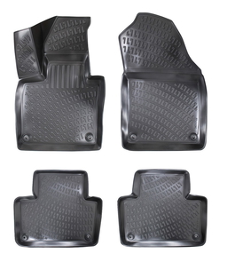 3D Auto Fussmatten Set passend für Volvo XC-90 HYBRID (2.Gen - XC90) Baujahr ab 2015 thumbnail