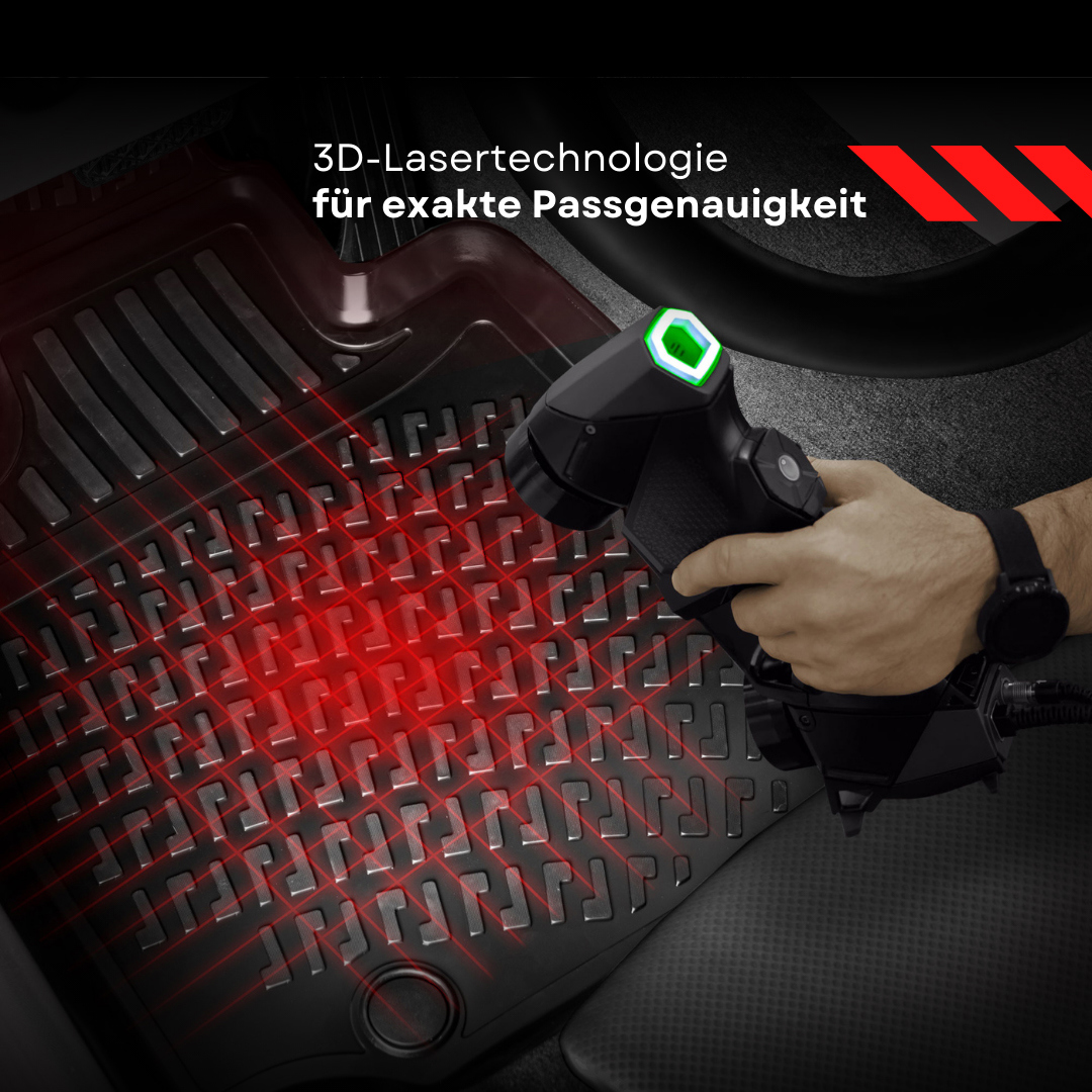 3D Auto Gummimatten passend für Dacia Sandero STEPWAY Comfort/Essential Paket Baujahr ab 2020 9