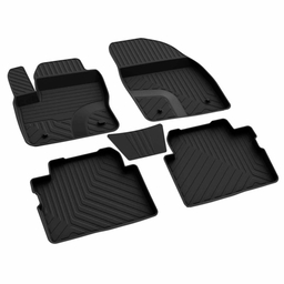 3D Premium Gummi Auto Fussmatten Set Passend für Ford Kuga (1.Gen) Baujahr 2008-2012 thumbnail