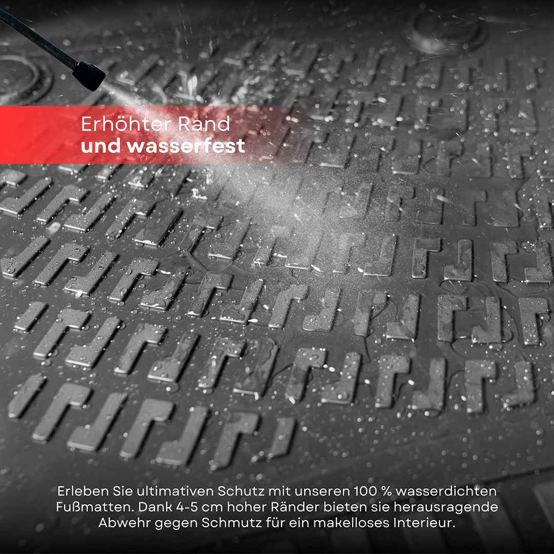3D Fussmatten Universal Auto Gummi Set 10