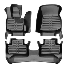 5D Premium Auto Fussmatten TPE Set passend für BMW X4 (G02) Baujahr ab 2018 thumbnail