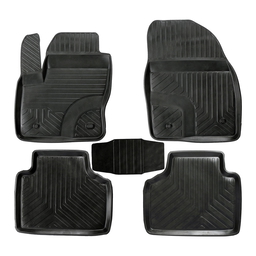 3D Premium Gummi Auto Fussmatten Set Passend für Ford Tourneo Connect Baujahr ab 2021 thumbnail