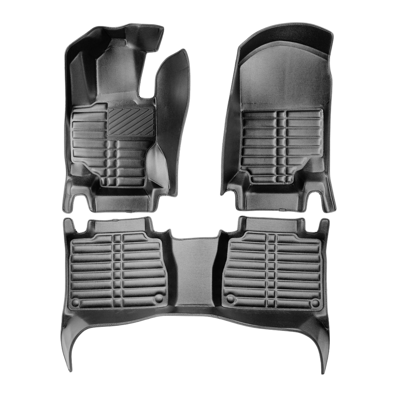 5D Premium Auto Fussmatten TPE Set passend für Mercedes GLE Coupe (C292) Baujahr 2015-2018 2