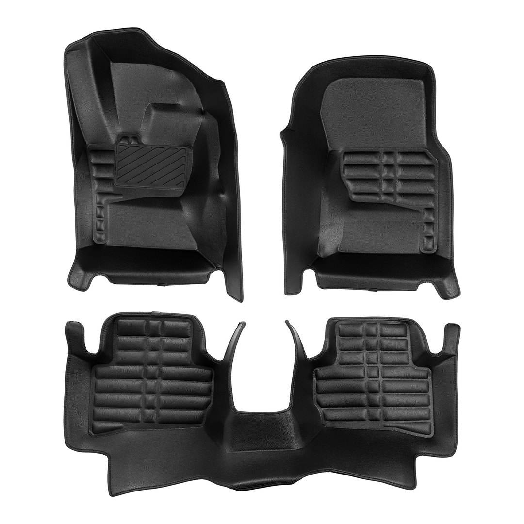 5D Premium Auto Fussmatten TPE Set Passend für Jaguar F-Pace Baujahr ab 2016 2