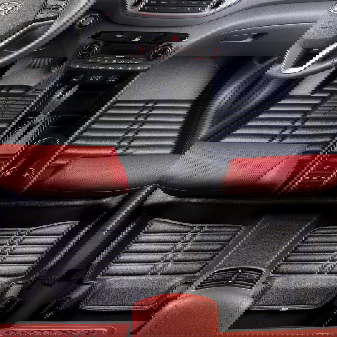 5D Premium Auto Fussmatten TPE Set passend für Audi Q4 e-tron Baujahr ab 2021 15