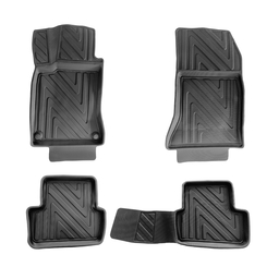 3D Fußmatten für Mercedes A-Klasse W176 | 2012-2018 | Carbonfaser-Optik thumbnail