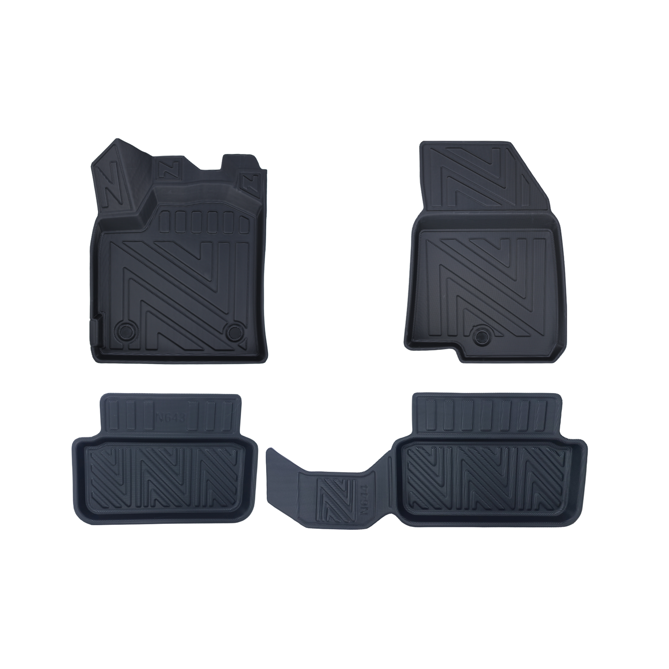 3D Fussmatten passend für Dacia Sandero STEPWAY Prestige/Extreme/Expressions III (3.Gen) ab 2021 1