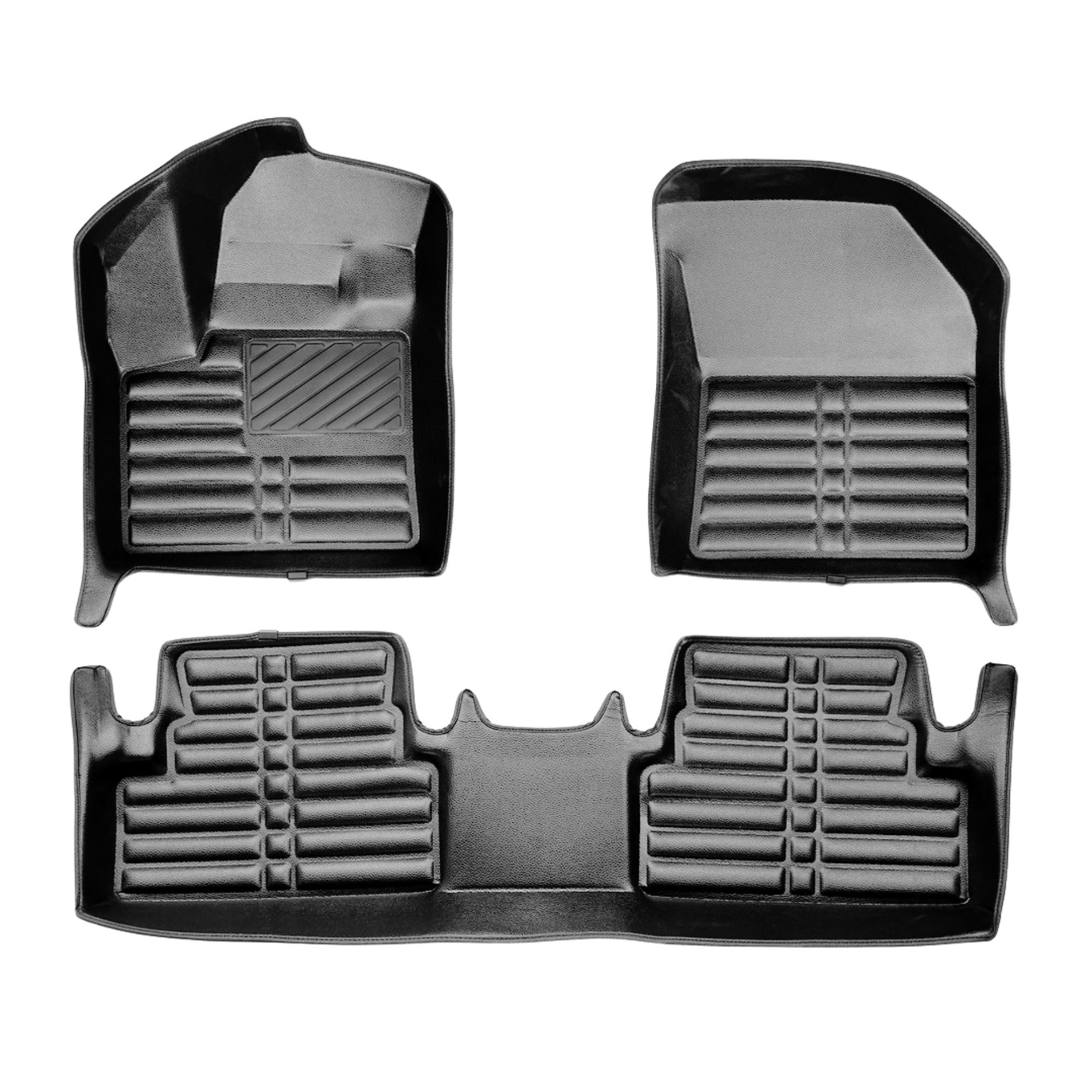 5D Premium Auto Fussmatten TPE Set passend für Peugeot 3008 (2.Gen) Baujahr 2016-2019 2