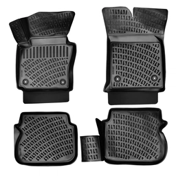 3D Auto Gummimatten & Kofferraumwanne Set für VW Caddy Baujahr 2016-2020 thumbnail