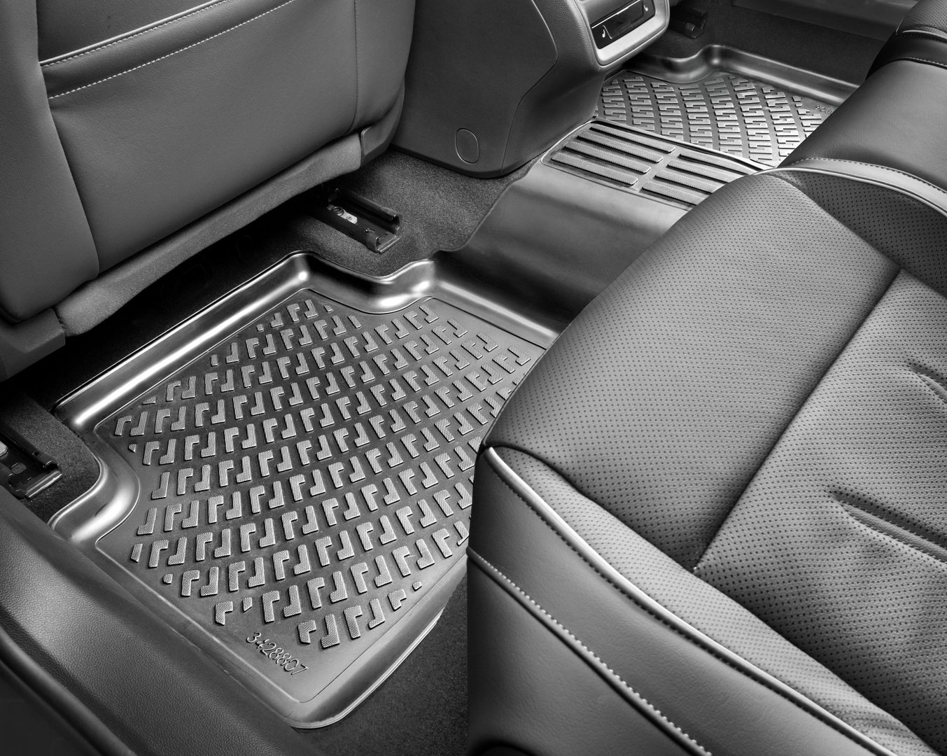 3D Auto Gummimatten & Kofferraumwanne Set für Ford Fiesta Baujahr 2009-2017 4