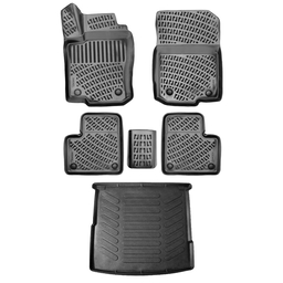 3D Auto Gummimatten & Kofferraumwanne Set für Mercedes GLE W166 Baujahr 2015-2019 thumbnail