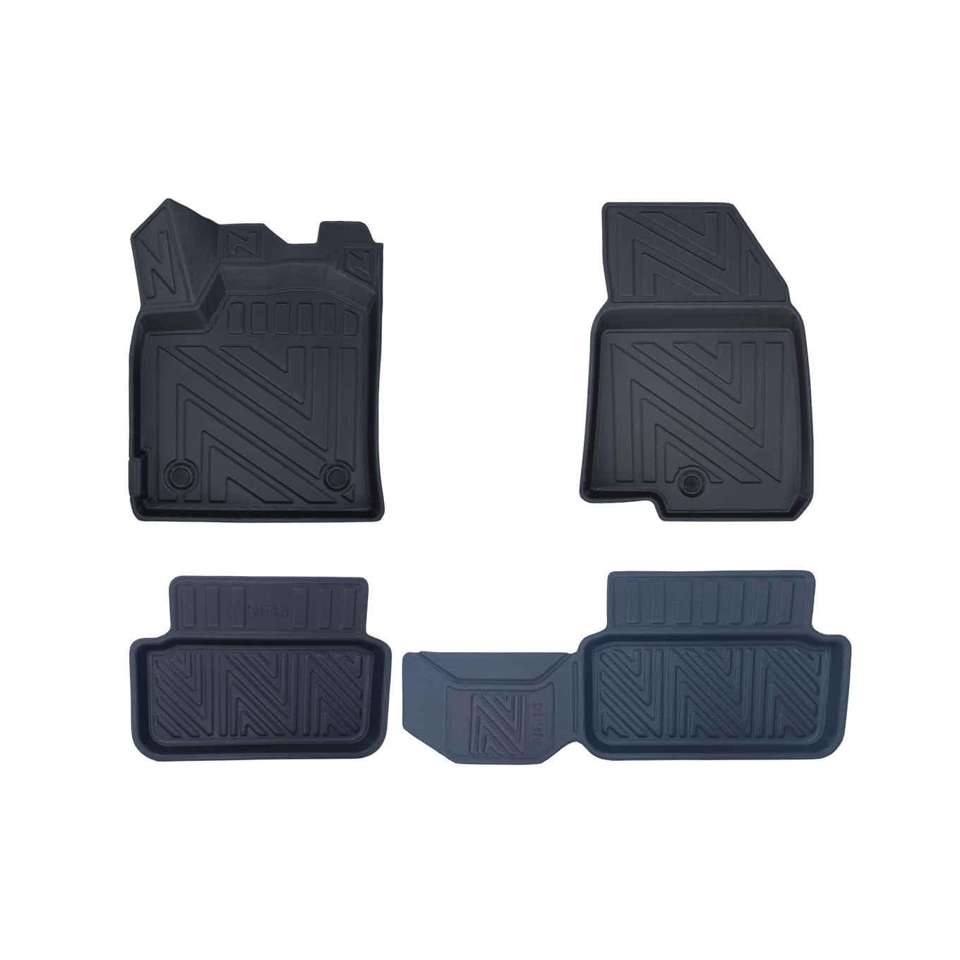 3D Fussmatten passend für Dacia Sandero III (3.Gen) ab 2021 (Kein Stepway Model)