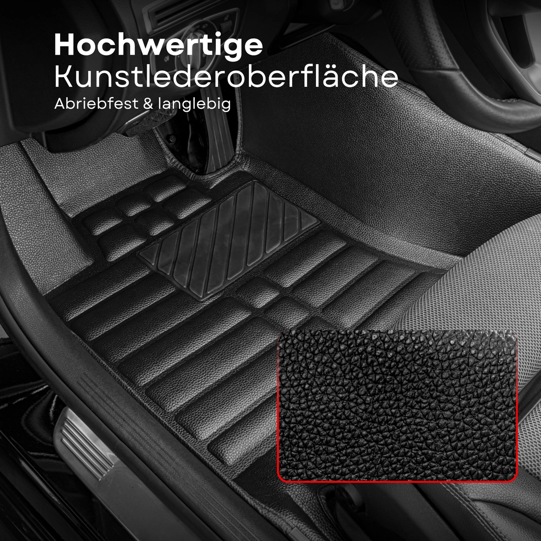 5D Premium Auto Fussmatten TPE Set passend für Audi A6 (C7) - RS6 Baujahr 2010-2018 6