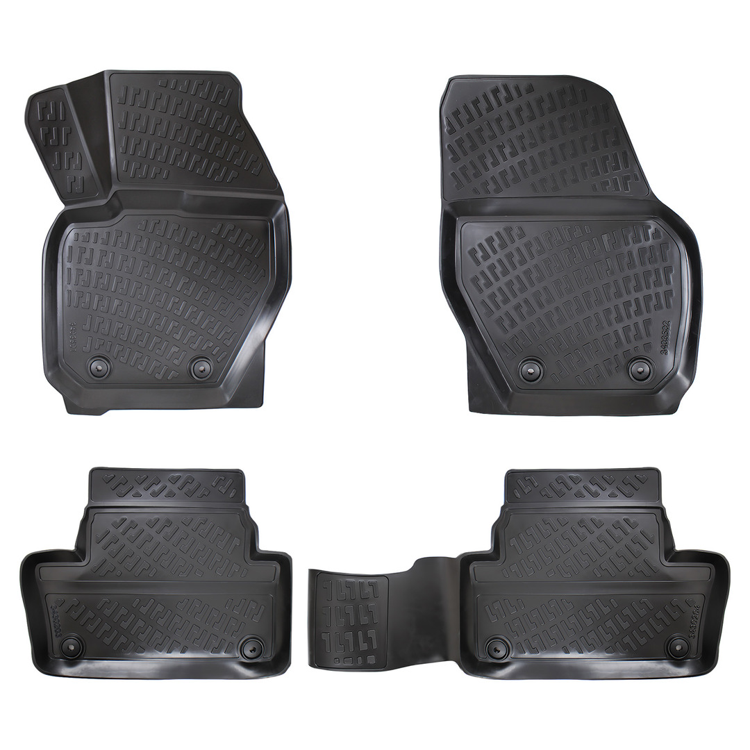 3D Auto Fussmatten Set passend für Volvo XC-60 (1.Gen - XC60) Baujahr 2008-2017 2