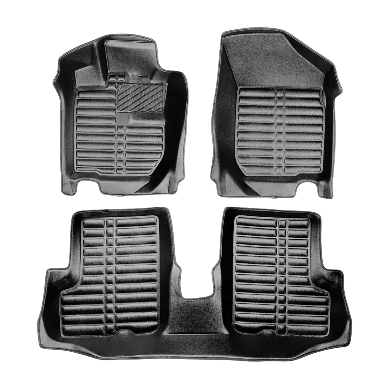 5D Premium Auto Fussmatten TPE Set passend für Dacia Duster (1.Gen) Baujahr 2010-2018 2