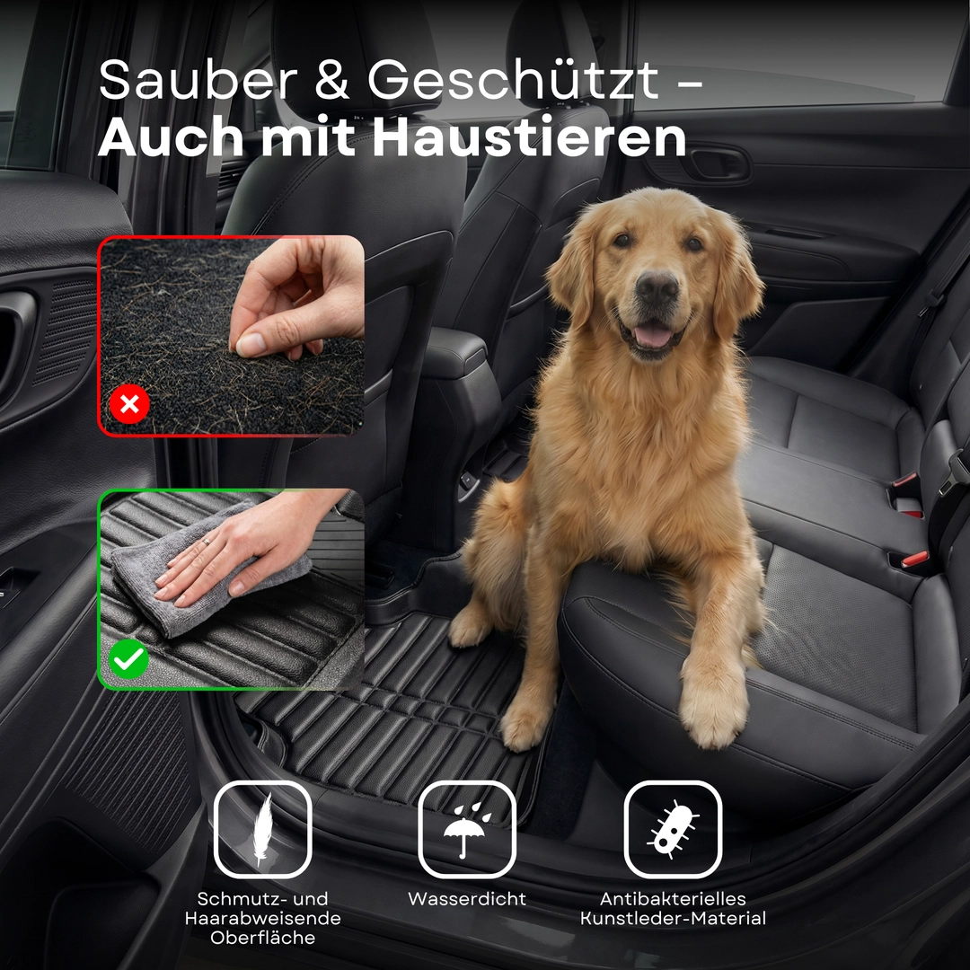 5D Premium Auto Fussmatten TPE Set passend für Audi A6 (C7) - RS6 Baujahr 2010-2018 8