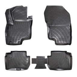 3D Auto Fussmatten Set passend für Mitsubishi Outlander Hybrid Baujahr 2019-2023 thumbnail