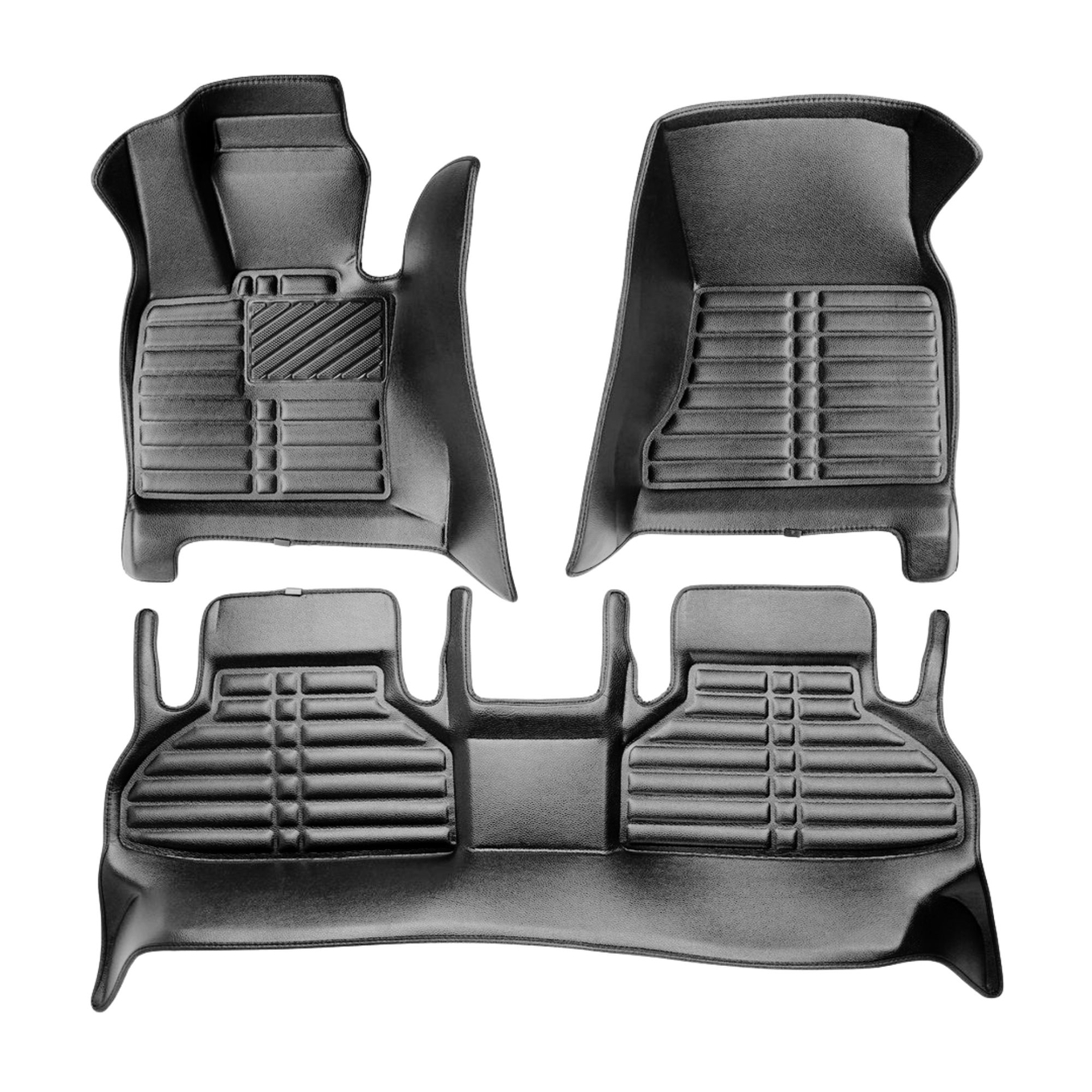 5D Premium Auto Fussmatten TPE Set passend für BMW X6 (F16) Baujahr 2014-2019 2