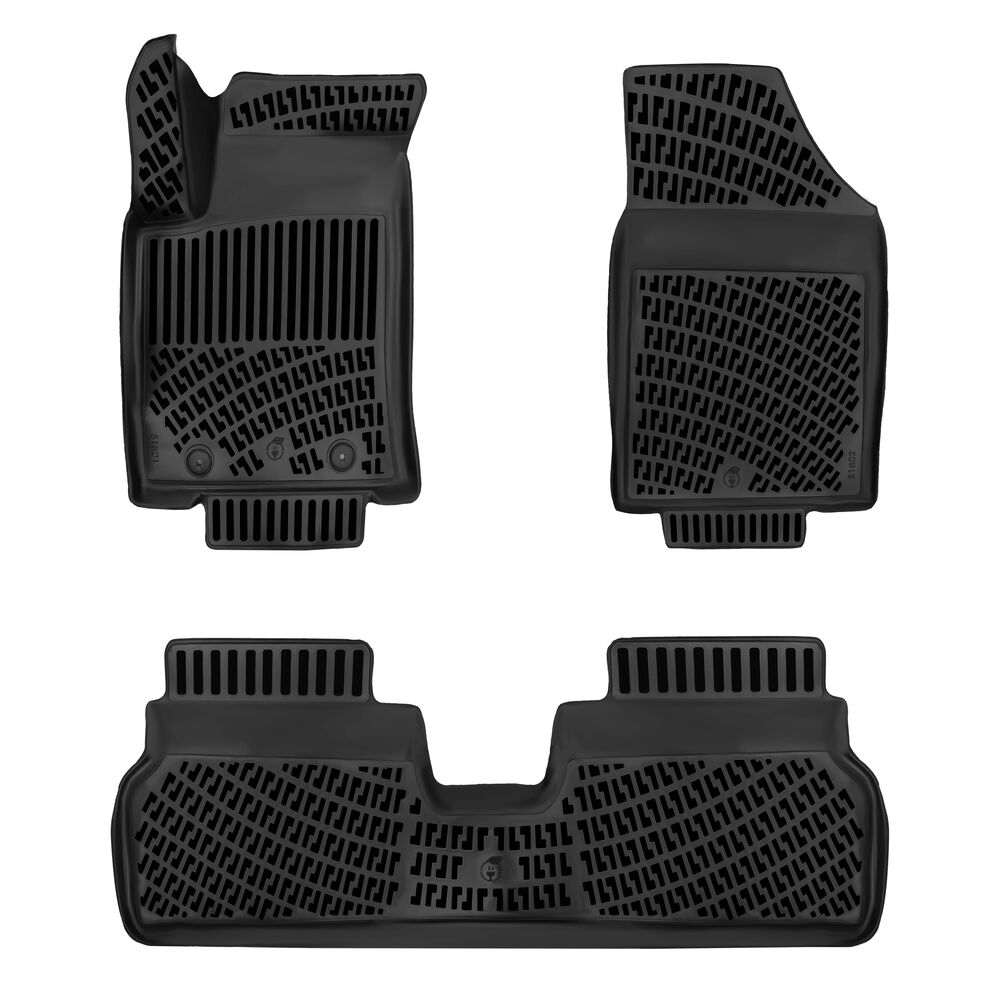 3D Auto Fussmatten Set passend für Hyundai KONA Elektro Baujahr ab 2024 1