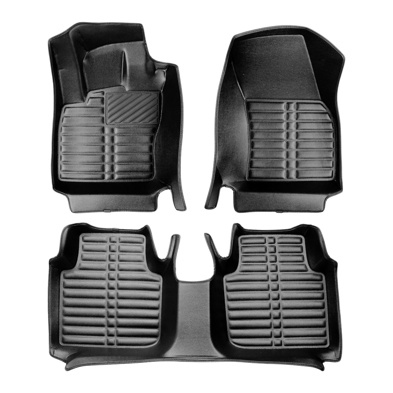 5D Premium Auto Fussmatten TPE Set passend für Seat Tarraco Baujahr ab 2018 2