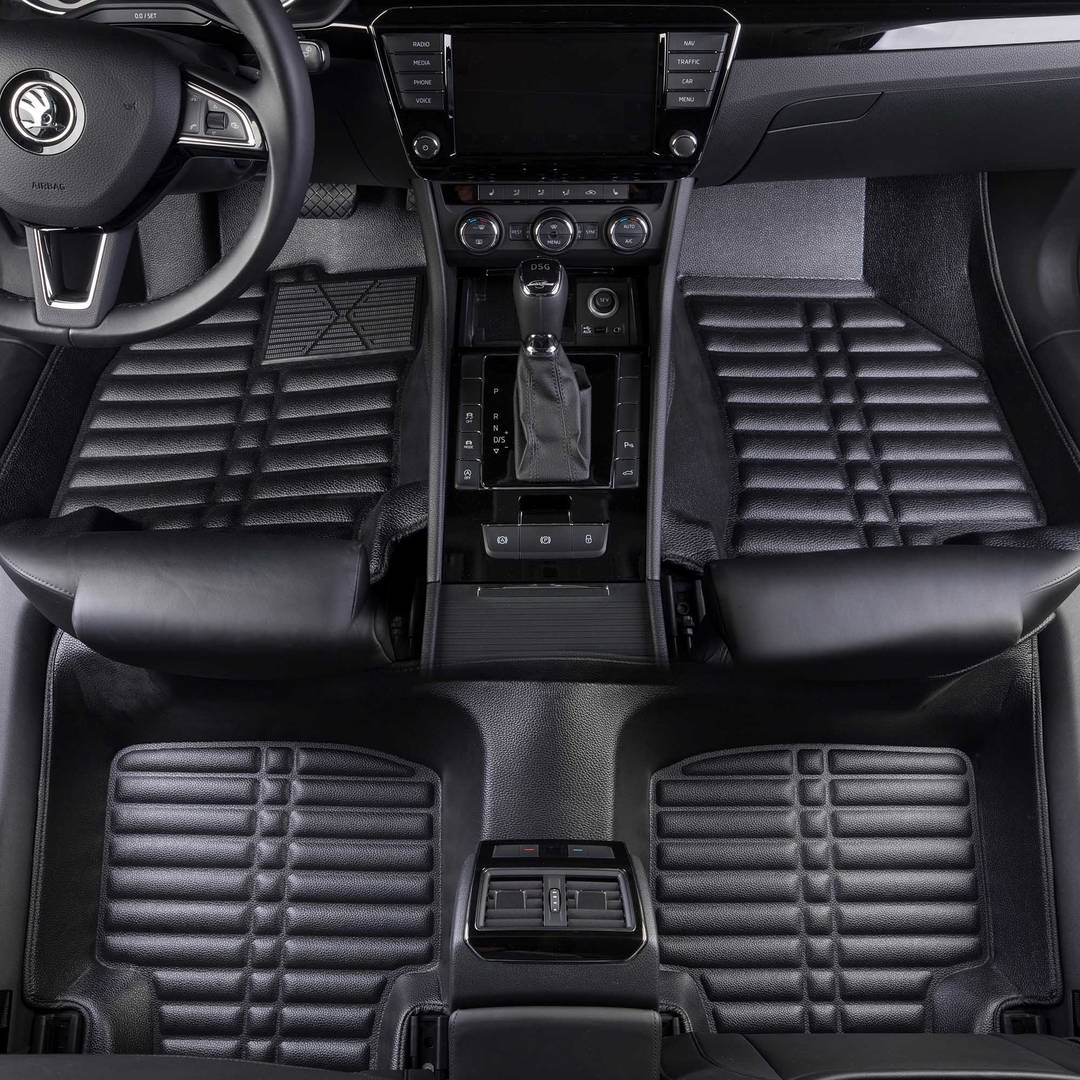 5D Premium Auto Fussmatten TPE Set passend für VW ID6 Baujahr ab 2021 9