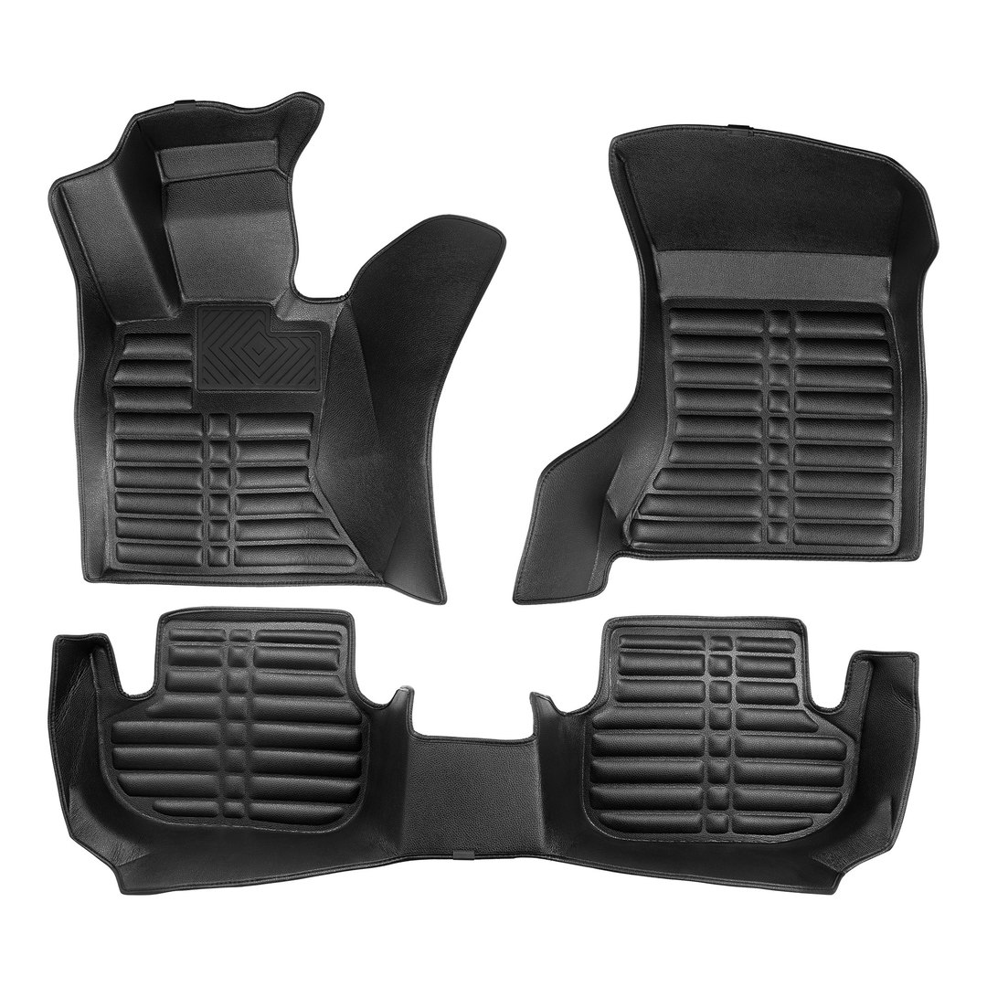 5D Premium Auto Fussmatten TPE Set Passend für BMW 5 (F10) xDrive Baujahr 2014-2016 2