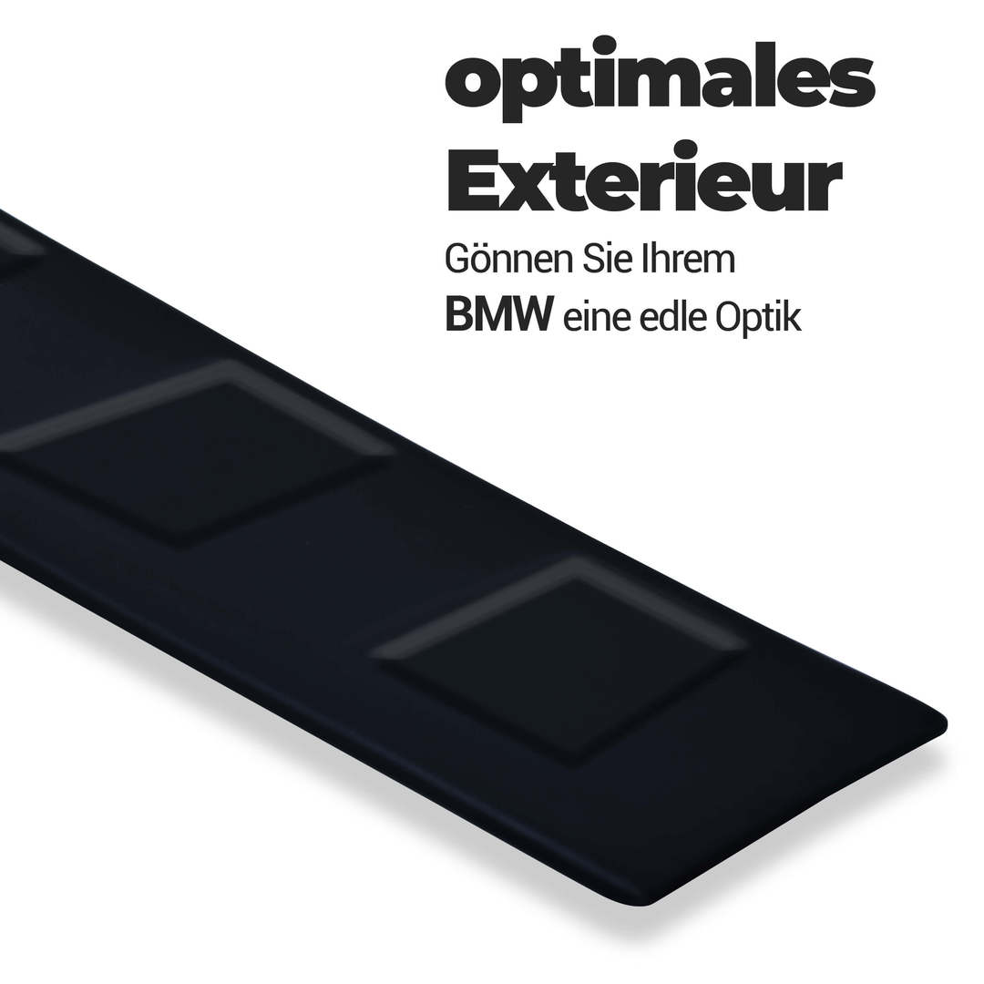 ABS Kunststoff Ladekantenschutz mit Abkantung Passend für BMW X3 (G01) Baujahr ab 2018 3