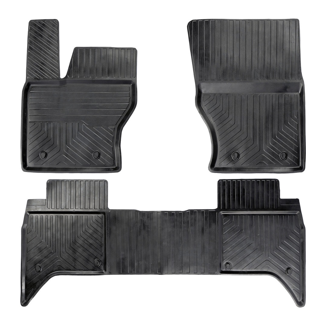 3D Premium Gummi Auto Fußmatten Set Passend für Range Rover Discovery Baujahr ab 2017 2