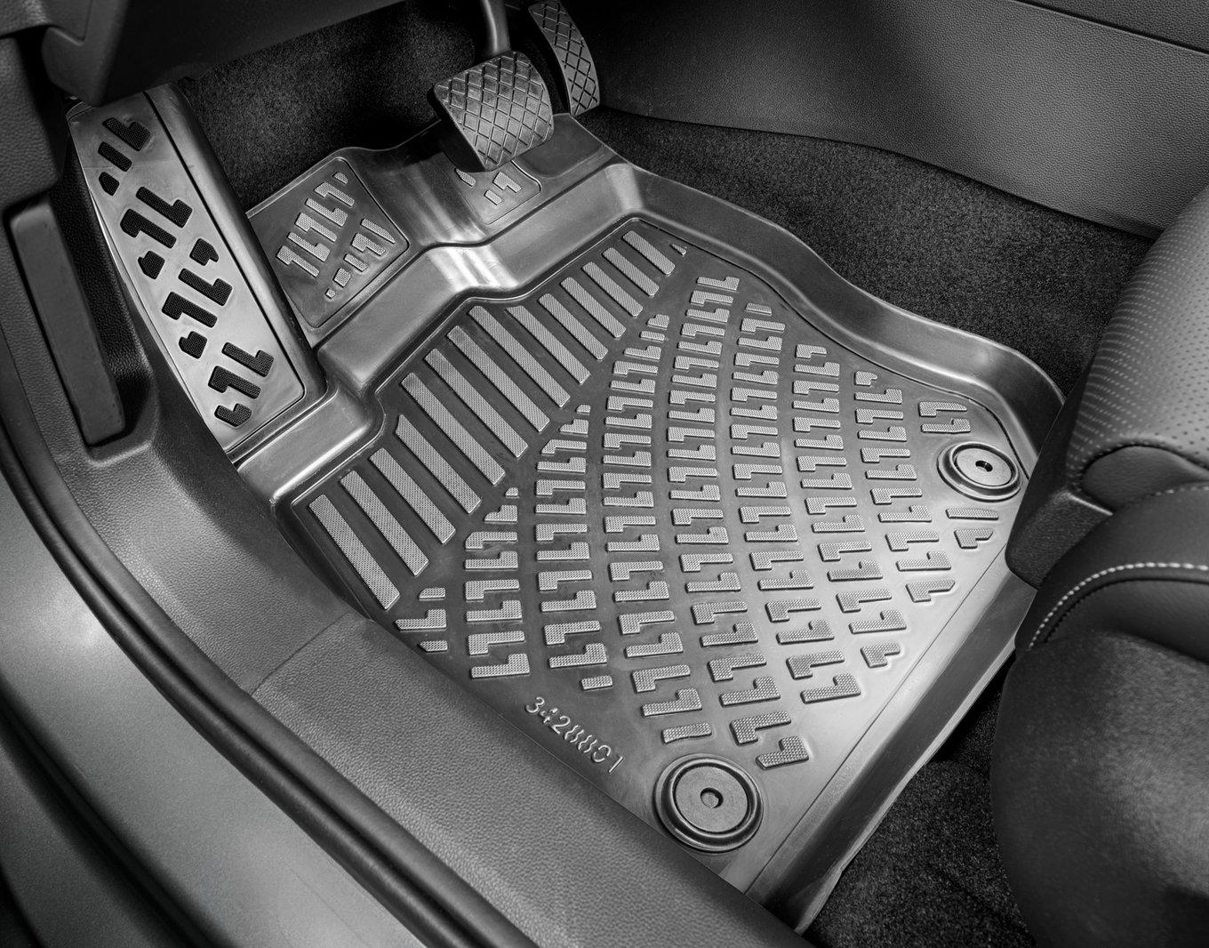 3D Auto Fussmatten Set passend für Mercedes EQB X243 Baujahr ab 2021 2