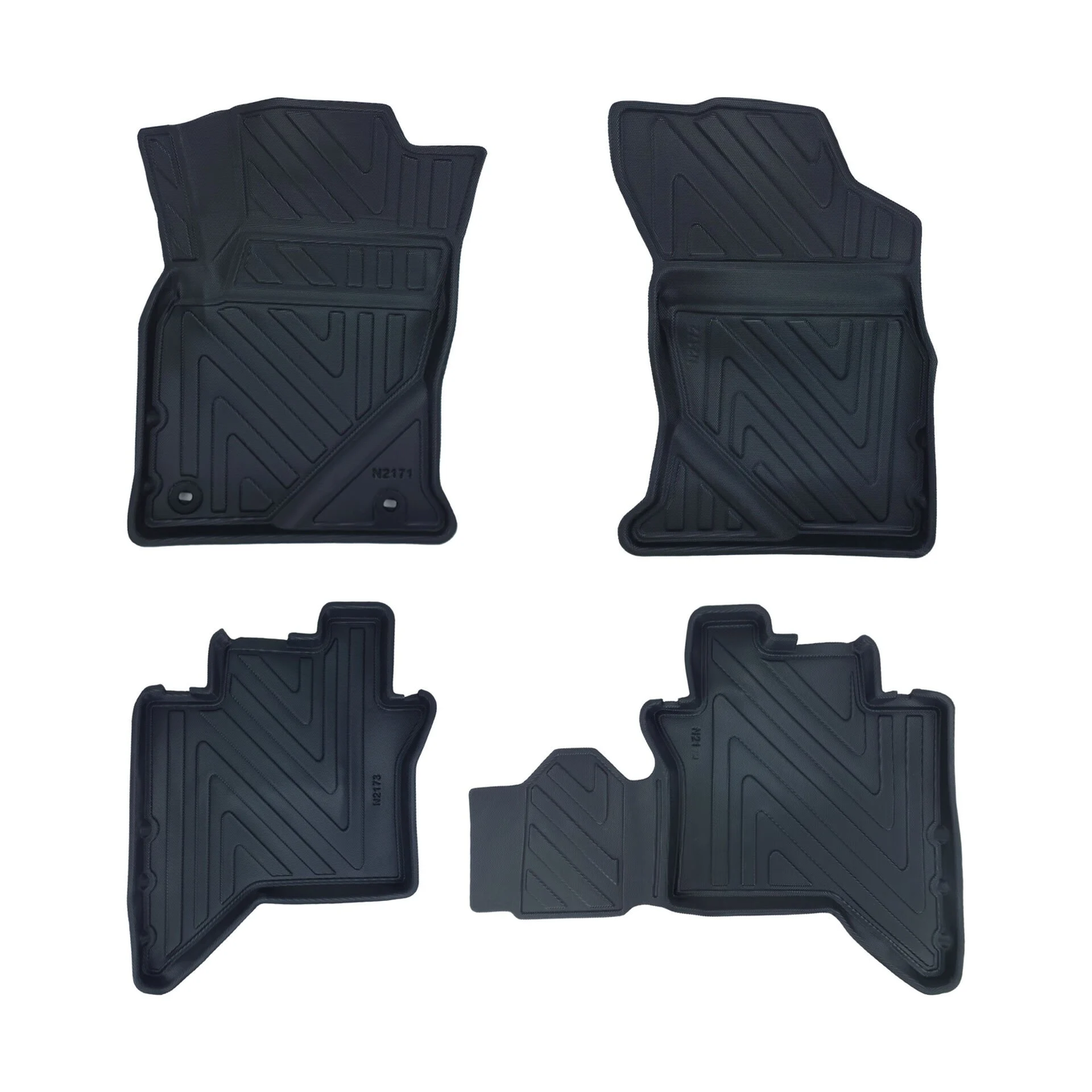 3D Fußmatten passend für Toyota Hilux VIII ab 2015