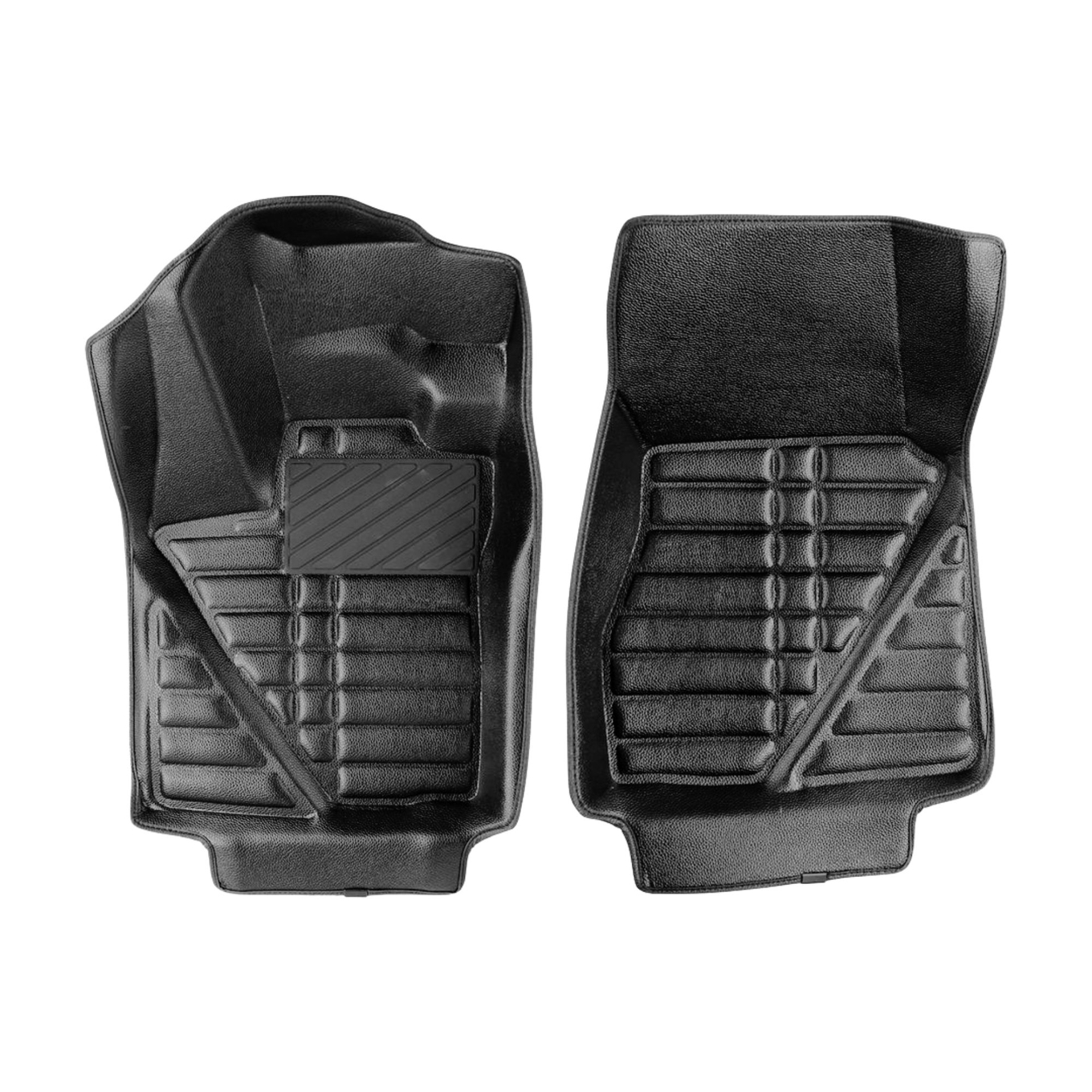 5D Premium Auto Fussmatten TPE Set passend für Smart Fortwo (3.Gen / 453) Baujahr ab 2014 2