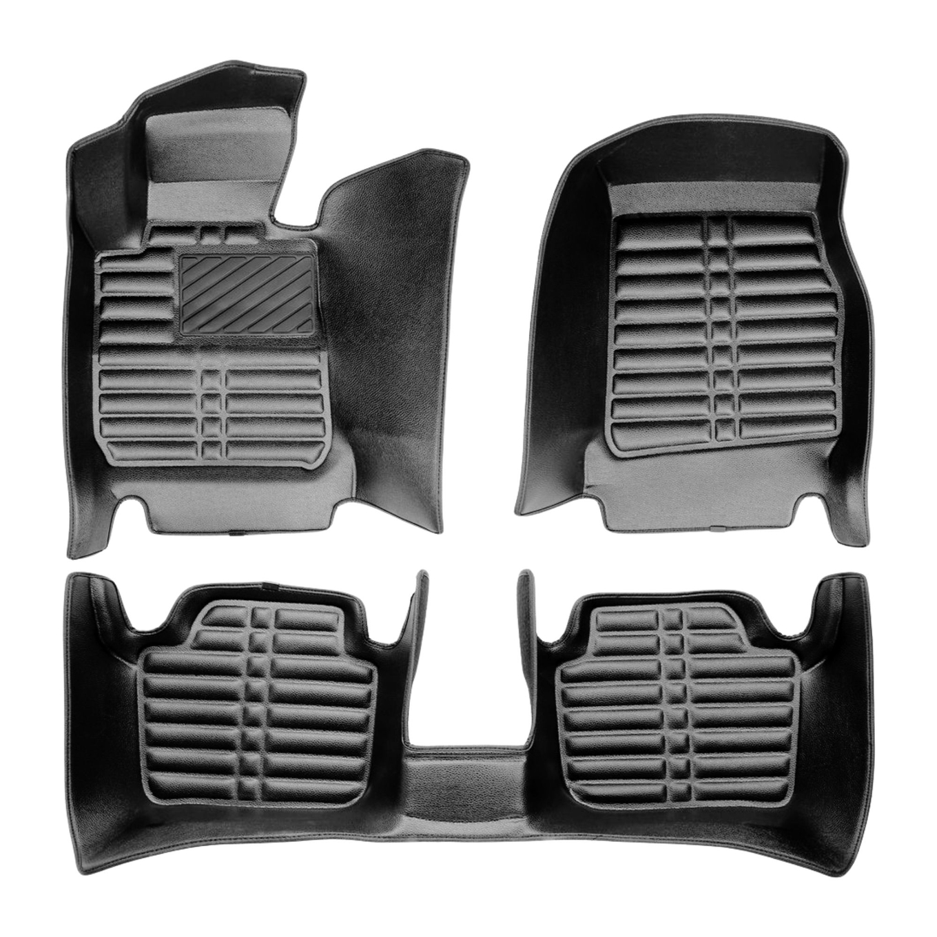 5D Premium Auto Fussmatten TPE Set passend für BMW 3 (E90/E91) Baujahr 2005-2013 2