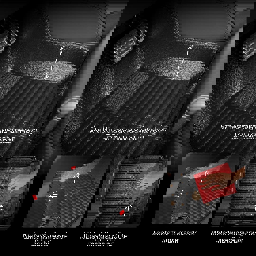 5D Premium Auto Fussmatten TPE Set passend für VW Golf 5 Baujahr 2003-2008 4