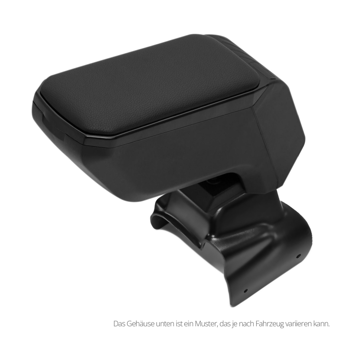 Mittelarmlehne Armauflage mit Schrauben Schwarz Passend für Peugeot 208 2012-2019 2