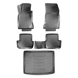 3D Auto Gummimatten & Kofferraumwanne Set für Mercedes B Klasse W246 Baujahr 2011-2018 thumbnail