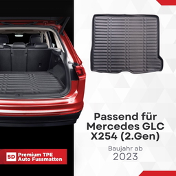 5D Premium Kofferraummatte passend für Mercedes GLC X254 (2.Gen) ab 2023 thumbnail